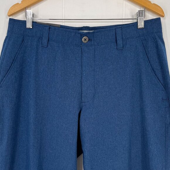 Under Amour Match Play Vented Golf Pant Loose Straight Size 36x32 (34x31) Blue - Picture 2 of 15